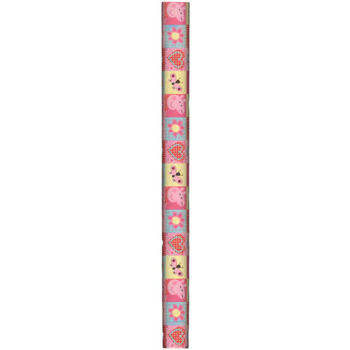 Picture of PEPPA PIG WRAPPING ROLL 70X200CM - FLOWERS AND HEARTS